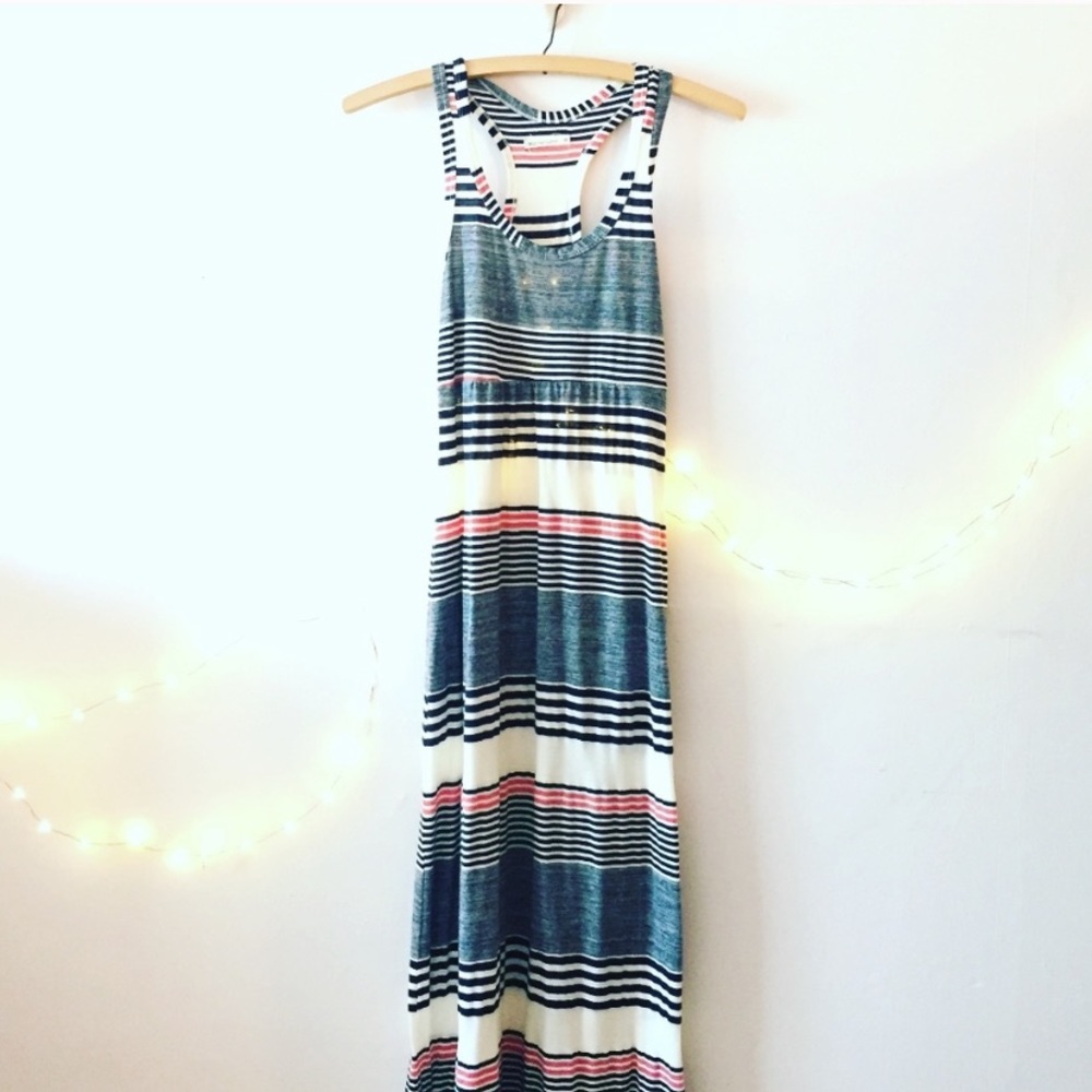 Marine Layer striped maxi dress